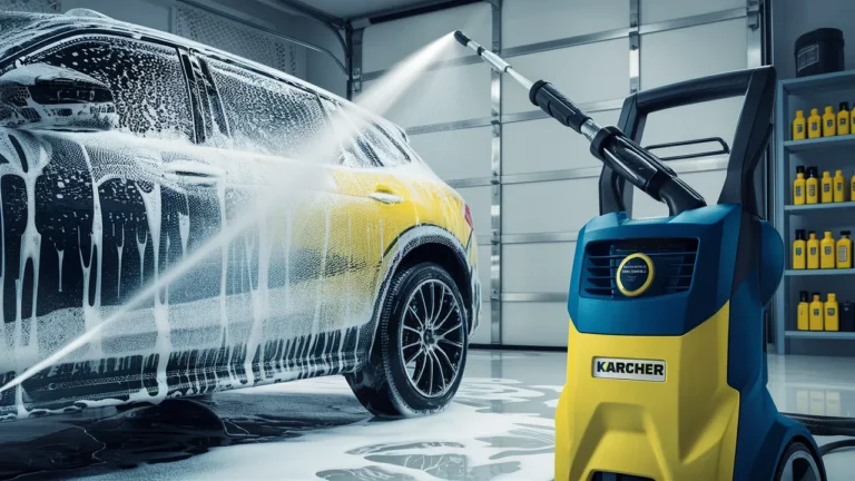 Wash Car with Karcher